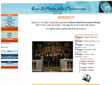 Tablet Screenshot of coroperseveranza.it